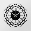 Nástěnné kovové hodiny Enzoclock S012 černé