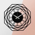 Nástěnné kovové hodiny Enzoclock S012 černé