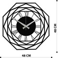 Nástěnné kovové hodiny Enzoclock S012 černé