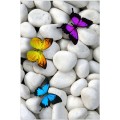 Sada 2 kusů koupelnových předložek ButterflyStone šedá