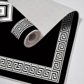 Sada 2 kusů koupelnových předložek Labyrinth černá
