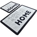Sada 2 kusů koupelnových předložek Like Home černá/bílá