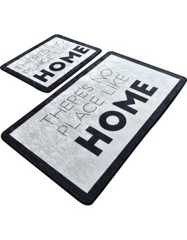 Sada 2 kusů koupelnových předložek Like Home černá/bílá