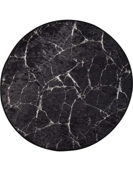 Koupelnová předložka Marble 140 cm černá/bílá