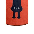 Koupelnový kobereček KITTY 80 cm červený