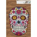 Koupelnová předložka SKULL 80x120 cm vícebarevná