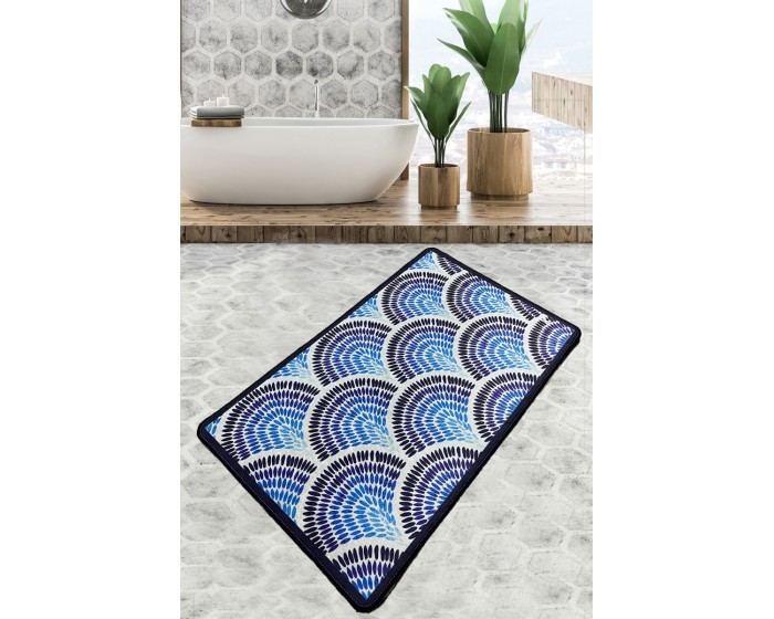 Koupelnový kobereček BLUE 70x120 cm vícebarevný