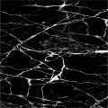 Koberec Black Marble 80x150 cm černý