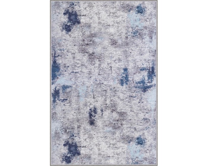 Koberec Moss 160x230 cm šedý/modrý