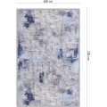 Koberec Moss 160x230 cm šedý/modrý