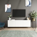 TV stolek White 150 cm bílý