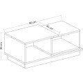 Konferenční stolek Consept antracit/dub přírodní