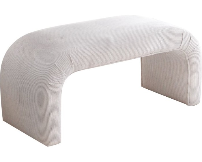 Taburet NU BENCH bílý