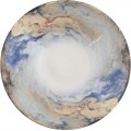 Porcelánová sada 24 ks talířů BlueEarth bílá/modrá