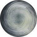 Porcelánová jídelní sada 24 ks Sat černá/zelená