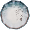 Porcelánová sada 24 ks talířů Abstract I bílá/modrá