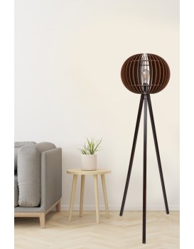 Stojací lampa Floor II 145 cm hnědá