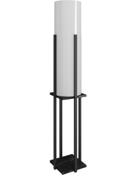Stojací lampa Nora III černá