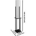 Stojací lampa Nora III černá