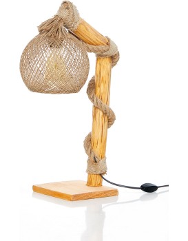 Stolní lampa Canata přírodní dub