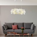 Závěsný lustr Serenity 90 cm bílý