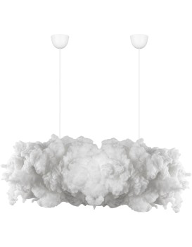 Závěsný lustr Serenity 90 cm bílý