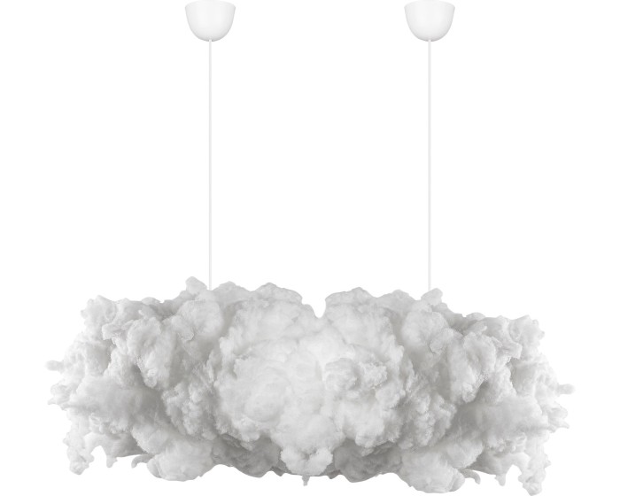 Závěsný lustr Serenity 90 cm bílý