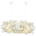 Závěsný lustr Serenity 90 cm bílý