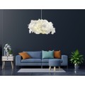 Závěsný lustr Serenity 60 cm bílý