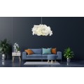 Závěsný lustr Serenity 60 cm bílý