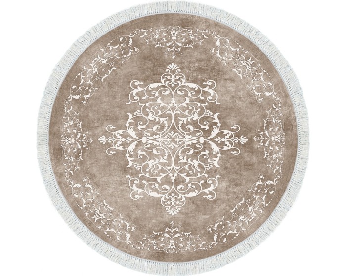 Kulatý koberec Tapis 180 cm béžový