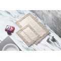 Sada 2 kusů koupelnových předložek Cotton Cream béžová