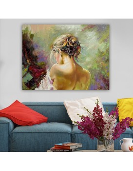 Obraz WOMAN WITH COLORS 70x100 cm