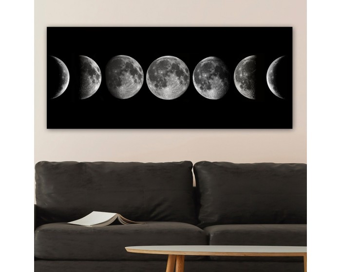 Obraz Fáze měsíce 120x50 cm