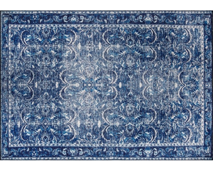 Koberec Dora Chenille III 75x150 cm modrý