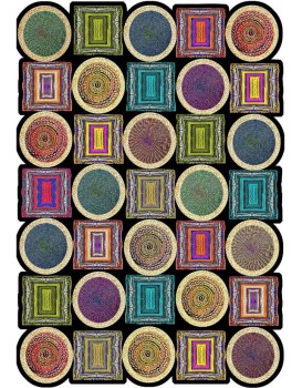 Koberec Tic Tac Toe 60x100 cm vícebarevný