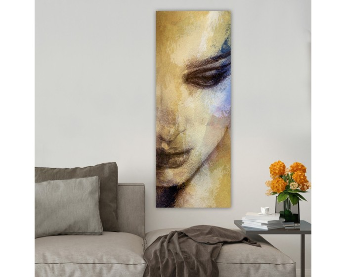 Obraz WOMAN'S FACE 30x80 cm