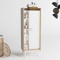 Koupelnová skříňka Mirage 50 cm bílá/hnědá