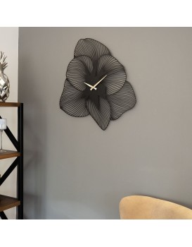 Nástěnné kovové hodiny Azalea APS039 49 černé