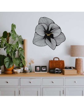 Nástěnné kovové hodiny Azalea APS039 70 černé