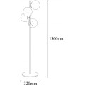 Stojací lampa Faze 130 cm černá