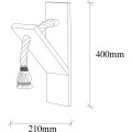 Nástěnná lampa Erebos II jedle