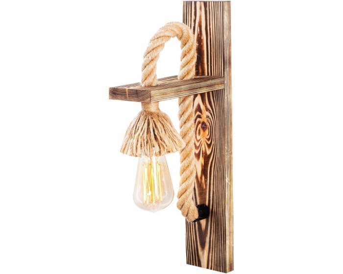 Nástěnná lampa Erebos III natural