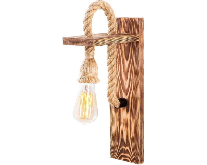 Nástěnná lampa Erebos IV natural