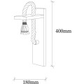 Nástěnná lampa Erebos IV natural