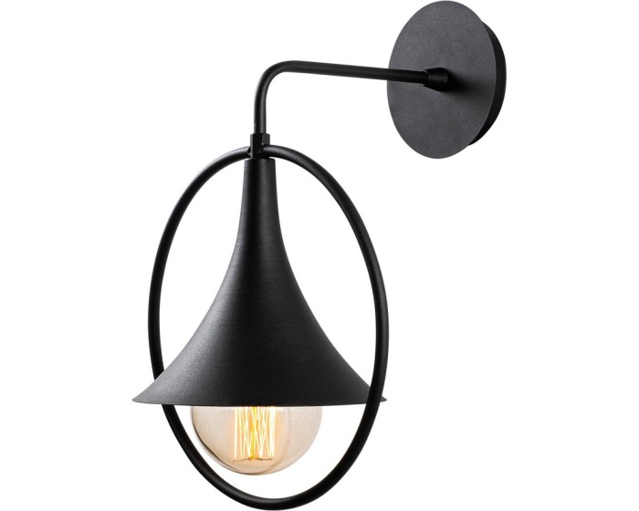 Nástěnná lampa Namute černá