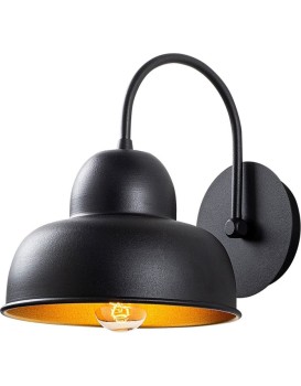 Nástěnná lampa Berceste I černá