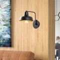 Nástěnná lampa Berceste II černá