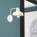 Nástěnná lampa Berceste II bílá