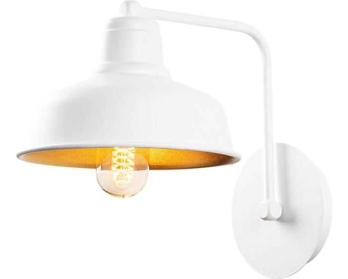 Nástěnná lampa Berceste II bílá